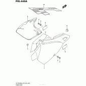 Схема вузла: Бічні панелі (Dr-Z400Sml6 E03) для Suzuki DR-Z400 DR-Z400SM