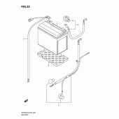 Схема вузла: Акумулятори (Sv650sul2 e24) для Suzuki SV650