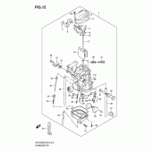 Схема вузла: Карбюратор для Suzuki DR-Z250