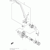 Схема вузла: Кікстартер для Suzuki RM-Z250