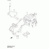 Схема вузла: Заднє крило (Model k1) для Suzuki DR200 DR200SE