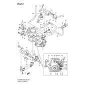 Схема узла: Дроссельная заслонка для Suzuki VL1500 Boulevard C90T