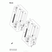 Схема узла: Вилка передней оси для Suzuki VZ800 Boulevard M50