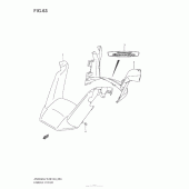 Схема узла: Накладка руля для Suzuki AN650 Burgman (EU analogue of SkyWave)