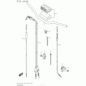 Схема вузла: Кермо & Тросики для Suzuki RM-Z250