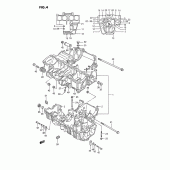 Схема узла: Картер двигателя для Suzuki GSX1100