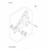Схема вузла: Задній важіль підвіски для Suzuki AN400 Burgman (EU analogue of SkyWave)