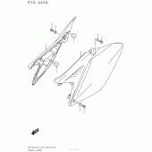 Схема вузла: Бічні панелі для Suzuki RM-Z250