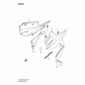 Схема узла: Боковые панели (Gsx1400k6/k7) для Suzuki GSX1400