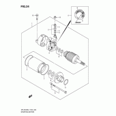 Схема узла: Стартер электрический для Suzuki DR-Z400 DR-Z400S