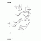 Схема узла: Заднее крыло (Vzr1800zl2 e02) для Suzuki VZR1800 Intruder M1800R/ Boulevard M109R