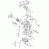 Схема узла: Карбюратор (Model l/m/n/p) для Suzuki DR350