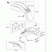 Схема вузла: Крило для Suzuki DR-Z110