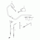 Схема вузла: Кермо & Тросики для Suzuki VL1500 Intruder LC