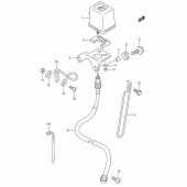 Схема вузла: Спідометр (Dr-z400y/ey/k1/ek1/k2/ek2/ek3/ek4 e1, dr-z400ey/ek2 p37) для Suzuki DR-Z400 DR-Z400