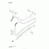 Схема узла: Цепь ГРМ & Натяжитель & Успокоитель для Suzuki AN650 Burgman (EU analogue of SkyWave)