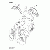 Схема узла: Приборная панель (An650al1 e2) для Suzuki AN650 Burgman (EU analogue of SkyWave)
