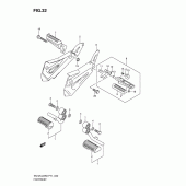 Схема узла: Подножки (En125-2a) для Suzuki EN125