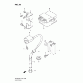 Схема узла: Электрооборудование для Suzuki DR-Z400 DR-Z400S