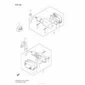 Схема узла: Поворотники для Suzuki DR650 DR650SE