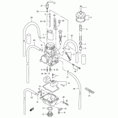 Схема вузла: Карбюратор (Model w/x/y) для Suzuki RM250
