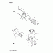 Схема узла: Масляный насос для Suzuki DR-Z125 DR-Z125L