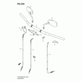 Схема узла: Руль & Тросики (Model k9) для Suzuki VZR1800 Intruder M1800R/ Boulevard M109R