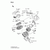 Схема узла: Клапанная крышка для Suzuki VZ1600 Marauder