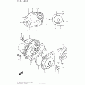 Схема узла: Крышки картера для Suzuki DR-Z125 DR-Z125