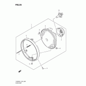 Схема узла: Фара для Suzuki TU250