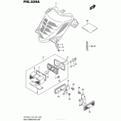 Схема вузла: Задній ліхтар (Стоп-сигнал) (Vzr1800L7 E28) для Suzuki VZR1800 Boulevard M109R BOSS
