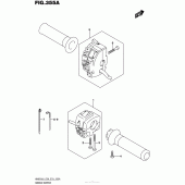 Схема вузла: Пульт керування кермовим (An650L6 E33) для Suzuki AN650 Burgman (EU analogue of SkyWave)