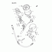 Схема узла: Спидометр (Model s) для Suzuki VS1400 Intruder 1400