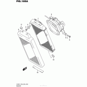 Схема узла: Радиатор для Suzuki VL800 Boulevard C50