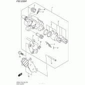 Схема узла: Передний тормозной суппорт для Suzuki VZ800 Boulevard M50