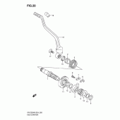 Схема вузла: Кікстартер для Suzuki DR-Z250