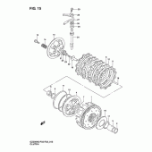 Схема узла: Сцепление для Suzuki GZ250 Marauder