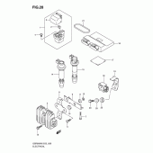 Схема вузла: Електроустаткування для Suzuki GSR600