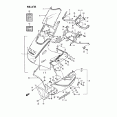 Схема узла: Облицовочные элементы (Model l 24v) для Suzuki GSX1100