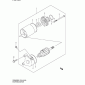 Схема вузла: Стартер електричний (Model k2/k3/k4/k5) для Suzuki DR200 DR200SE
