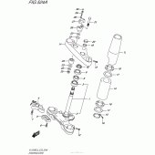 Схема вузла: Рульова траверса Suzuki VL1500 Boulevard C90 BOSS