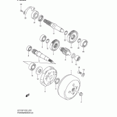 Схема узла: Трансмиссия для Suzuki UC125 Epicuro