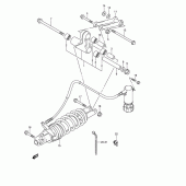 Схема вузла: Важіль прогресії для Suzuki AN400 Burgman (EU analogue of SkyWave)