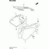 Схема вузла: Бічні панелі (Dr-Z400Sl6 E03) для Suzuki DR-Z400 DR-Z400S