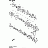 Схема вузла: Трансмісія для Suzuki GSX-R1000