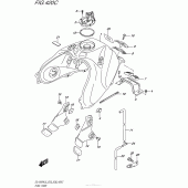 Схема узла: Топливный бак (Dl1000Al5 E33) для Suzuki DL1000 V-Strom
