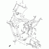 Схема вузла: Рама (Model v) для Suzuki VS800 Intruder 800