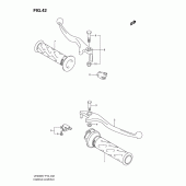 Схема узла: Ручки руля для Suzuki UH200 Burgman