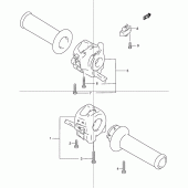 Схема узла: Пульт управления рулевой для Suzuki GSX1200