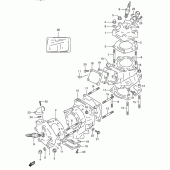 Схема вузла: Циліндр для Suzuki RGV250